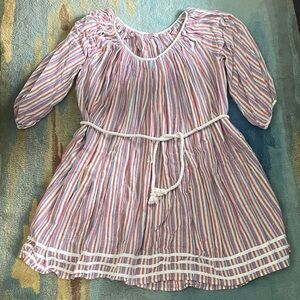 Calypso St. Barth Striped Casual Dress